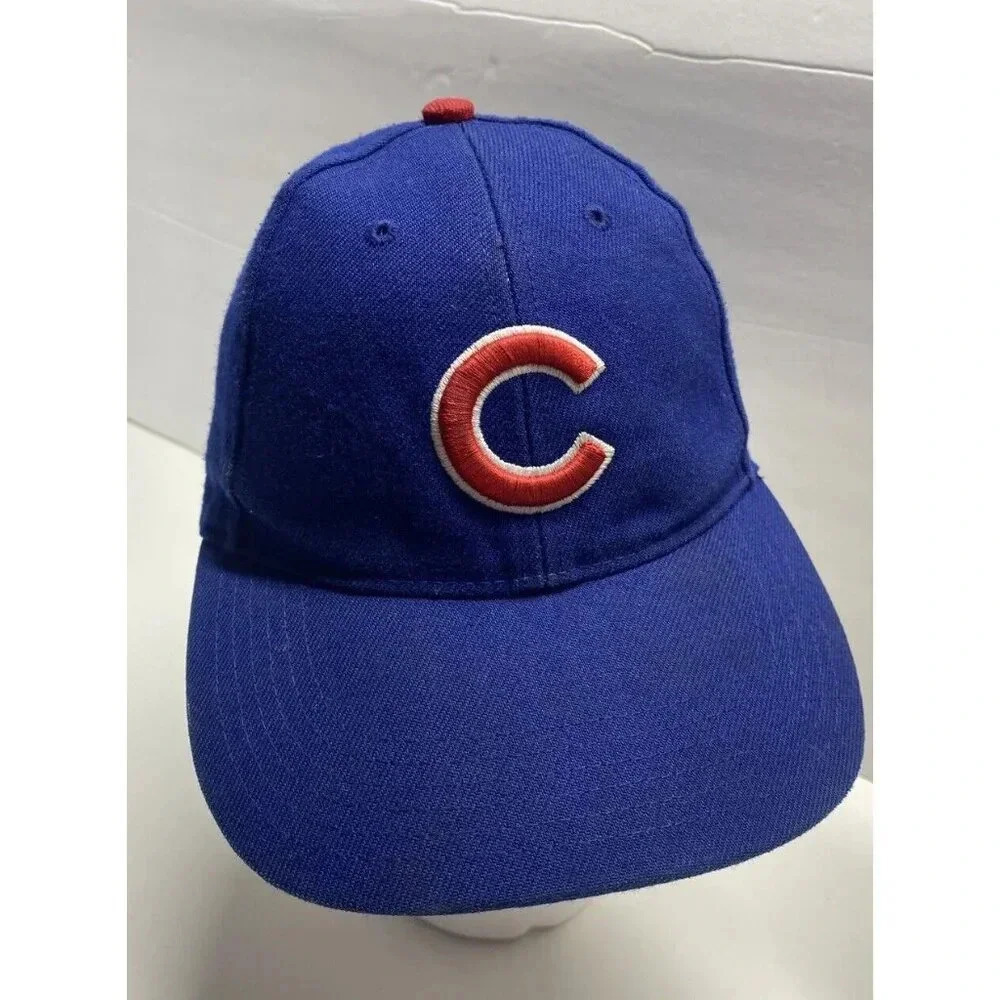 Chicago Cubs Wool Blend Blue Youth Hat Cap Adjustable MLB